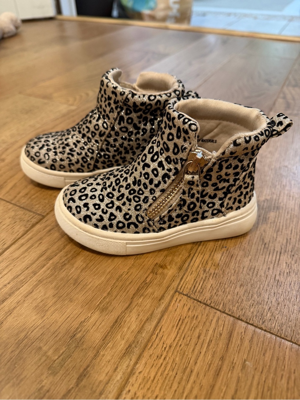 Toddler Girls Leopard Print Boots